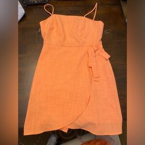 Altar’s State Orange Mini Dress